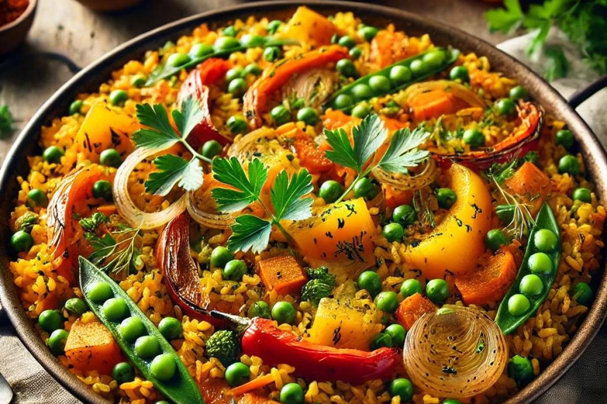 vegan glutensiz paella