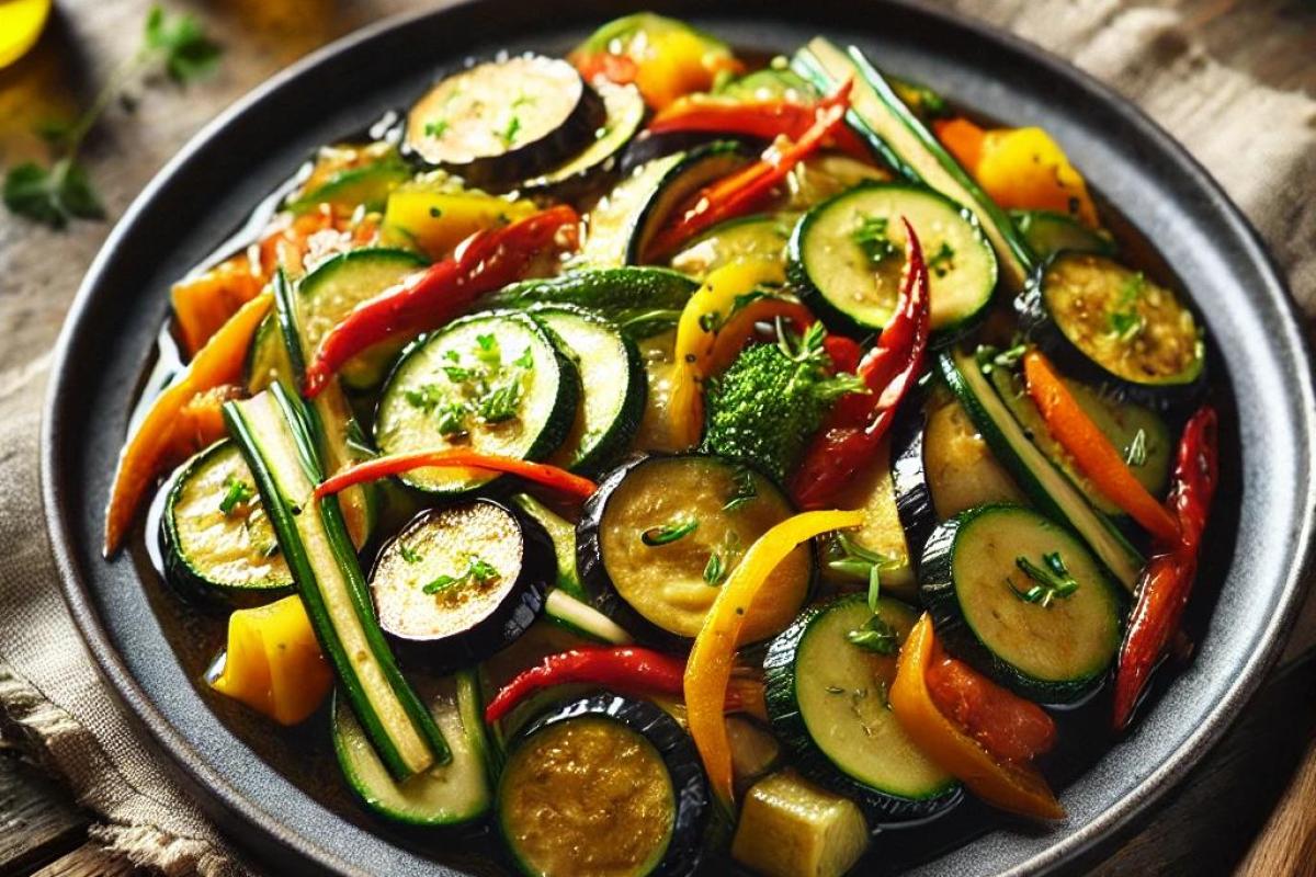 zencefilli sebze kızartması