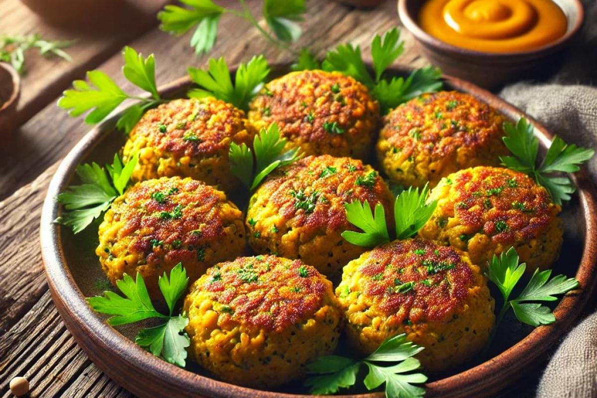 zerdeçallı mercimek köftesi